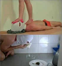 Lady Melissa Delivers dirty Femdom Copro and Enema in Toilette Service Video