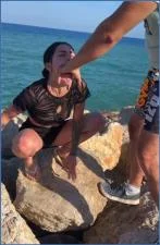 Fisting Scat Germany: Kaitlyn Katsaros in Beach Day with Venom Evil, Enema and Anal Coprophagia